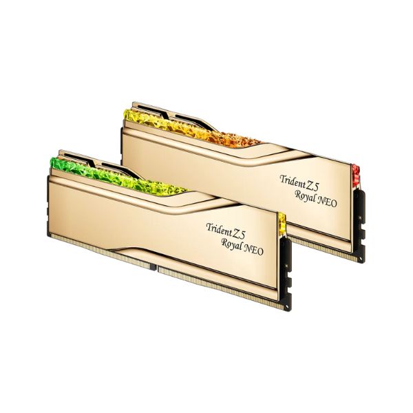 Ram GSkill Trident Z5 Royal Neo 32GB (2x16GB) CL30 6400MHz DDR5 Silver (F5-6400J3039G16GX2-TR5NG)