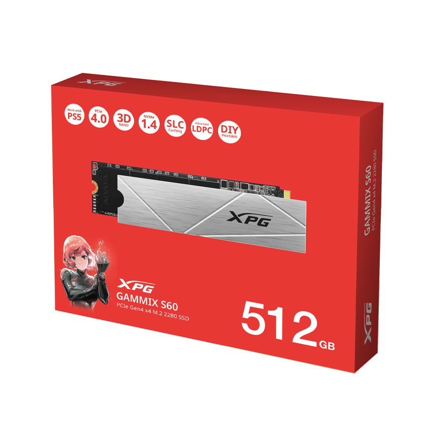 Ổ cứng SSD NVMe ADATA Gammix S60 Blade 512GB