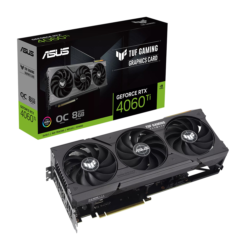 VGA Asus TUF RTX 4060 Ti OC 8GB GAMING