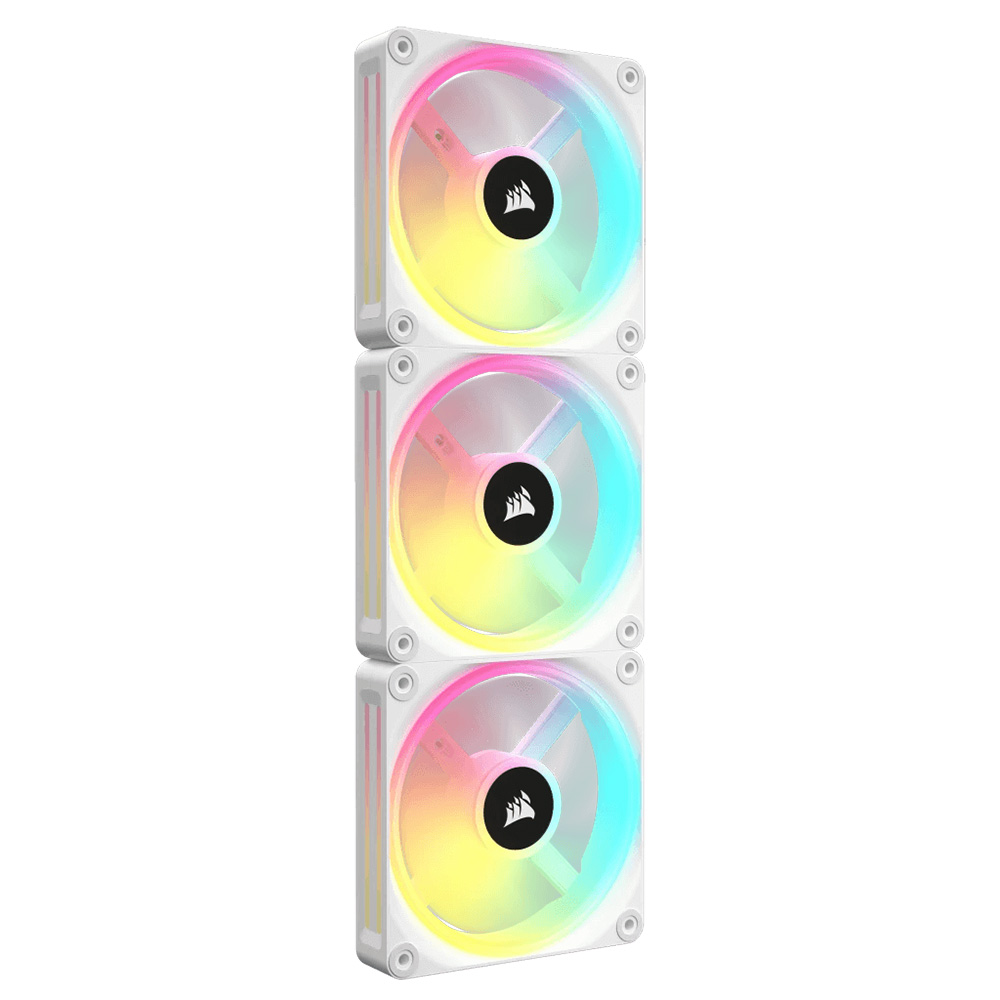 Bộ 3 Quạt Máy Tính Corsair iCUE LINK QX120 RGB WHITE CO-9051006-WW