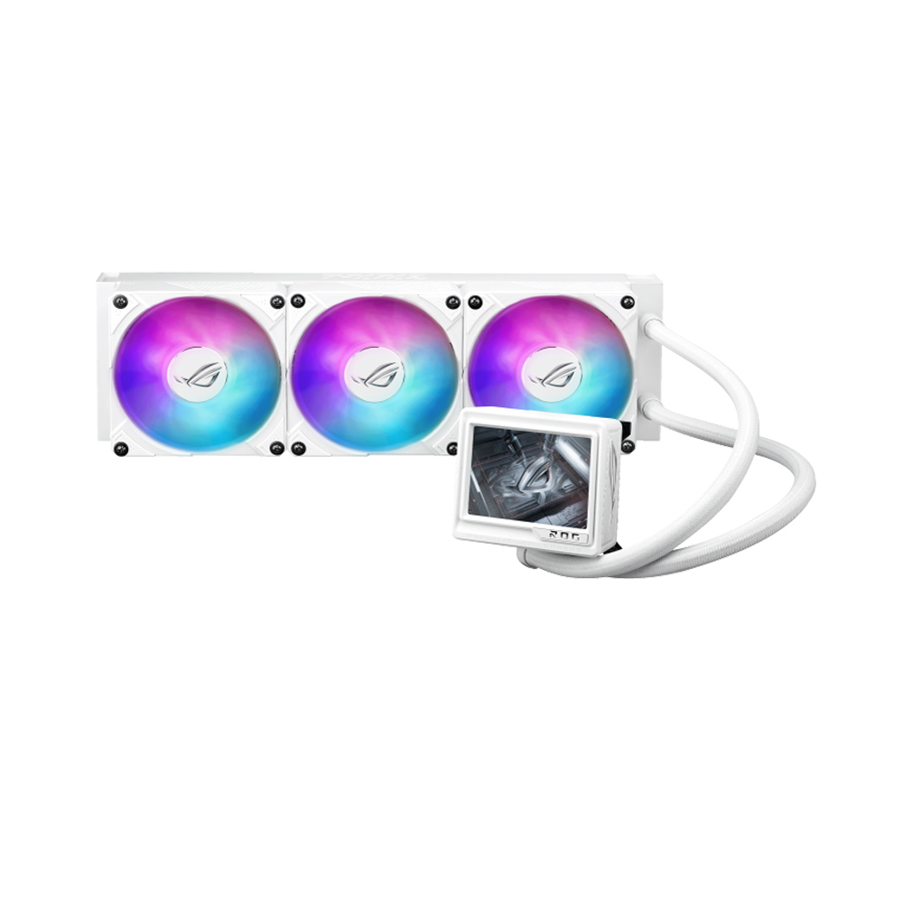 Tản nhiệt nước AIO ASUS ROG RYUJIN III 360 ARGB Extreme WHITE (tích hợp màn 3.5")