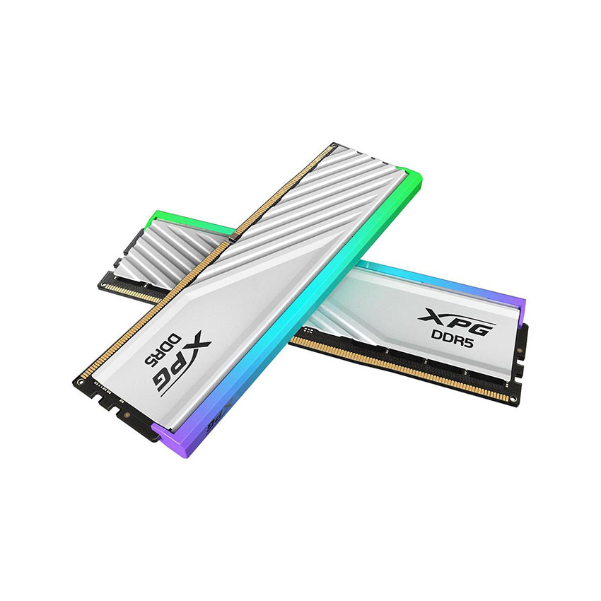Ram Adata Lancer Blade White RGB 32GB (2x16GB) DDR5 6000Mhz CL36 - BH 5 Năm